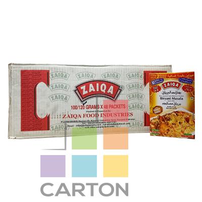 ZAIQA BIRYANI MASALA 48*120GM